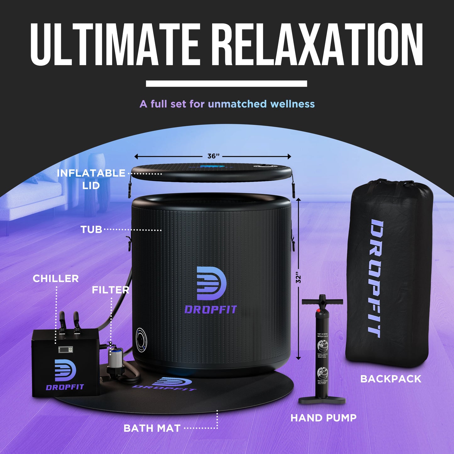 DropFit Cold Plunge Tub