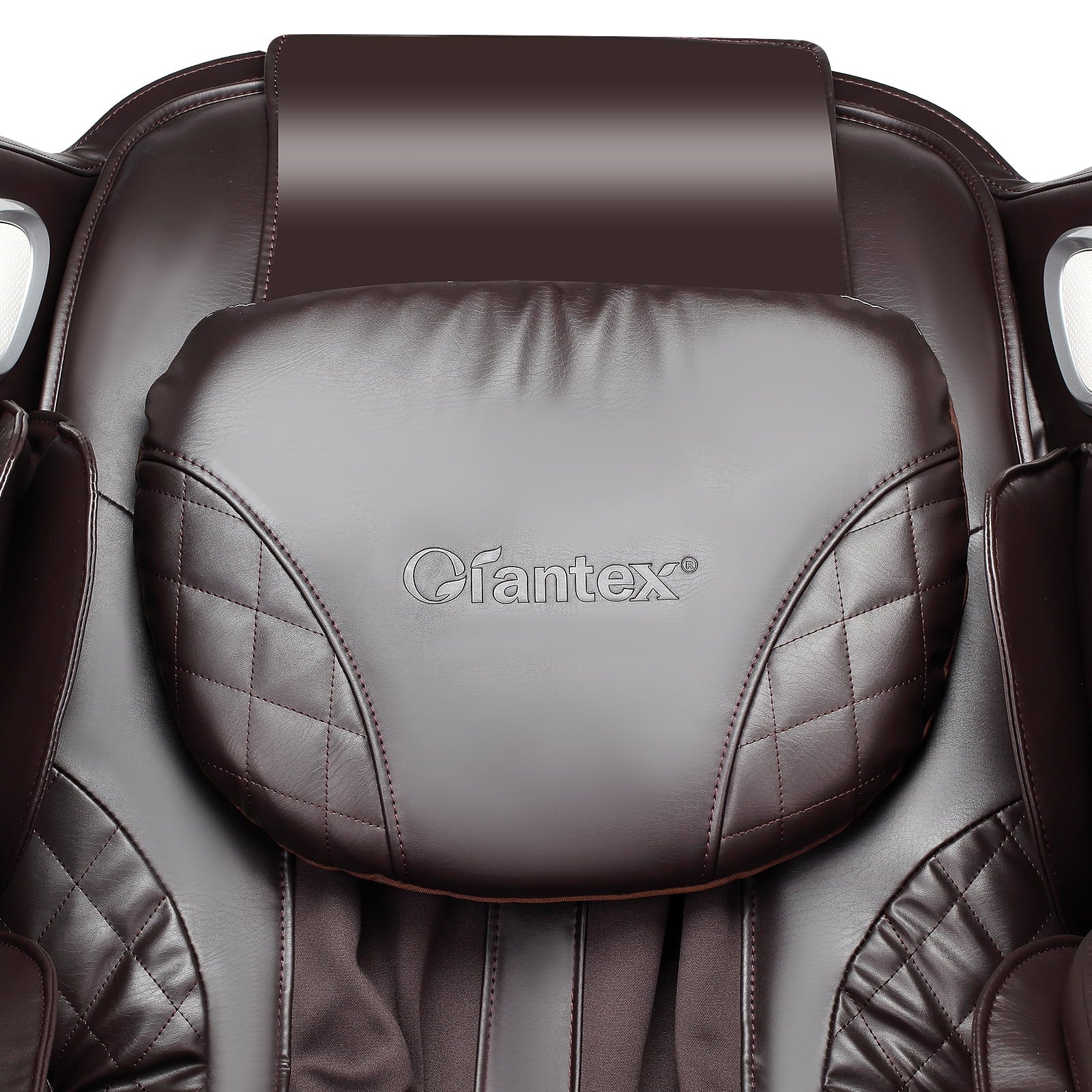 Full Body Massage Chair with Voice Control Heat Foot Roller Brown