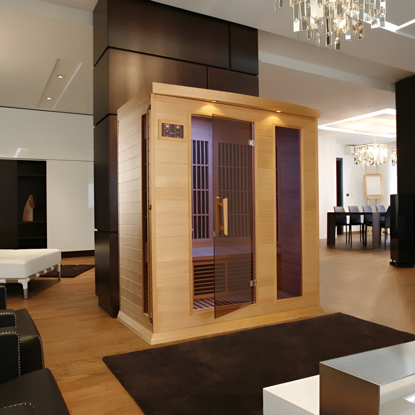 Dynamic Saunas 3-Person FAR Infrared Sauna in Canadian Hemlock