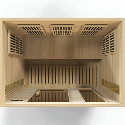Dynamic Saunas 3-Person FAR Infrared Sauna in Canadian Hemlock