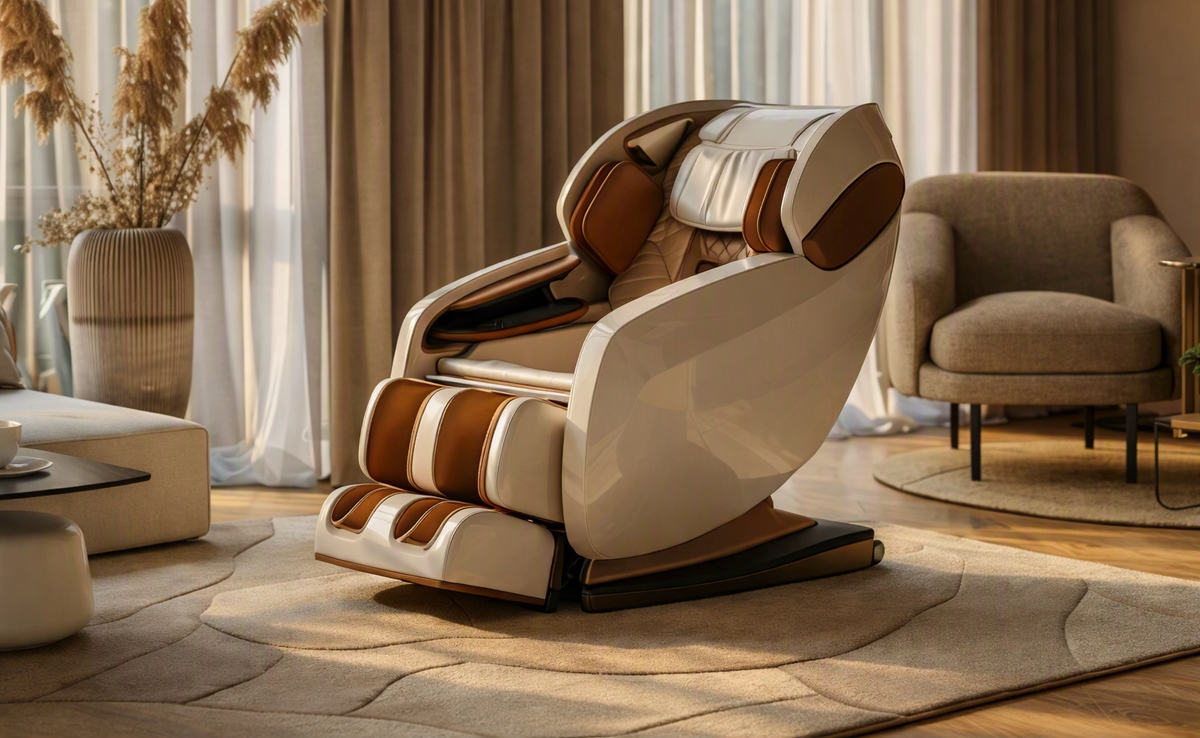 A 4D massage chair tuned to your spine