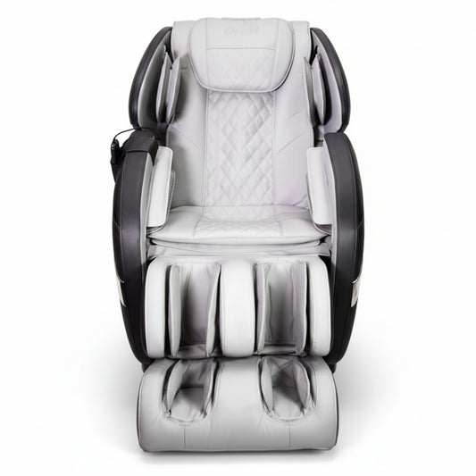 Osaki OS Champ Luxury Zero Gravity Full Body Massage Chair with L-Track and Bluetooth, Cream/Taupe